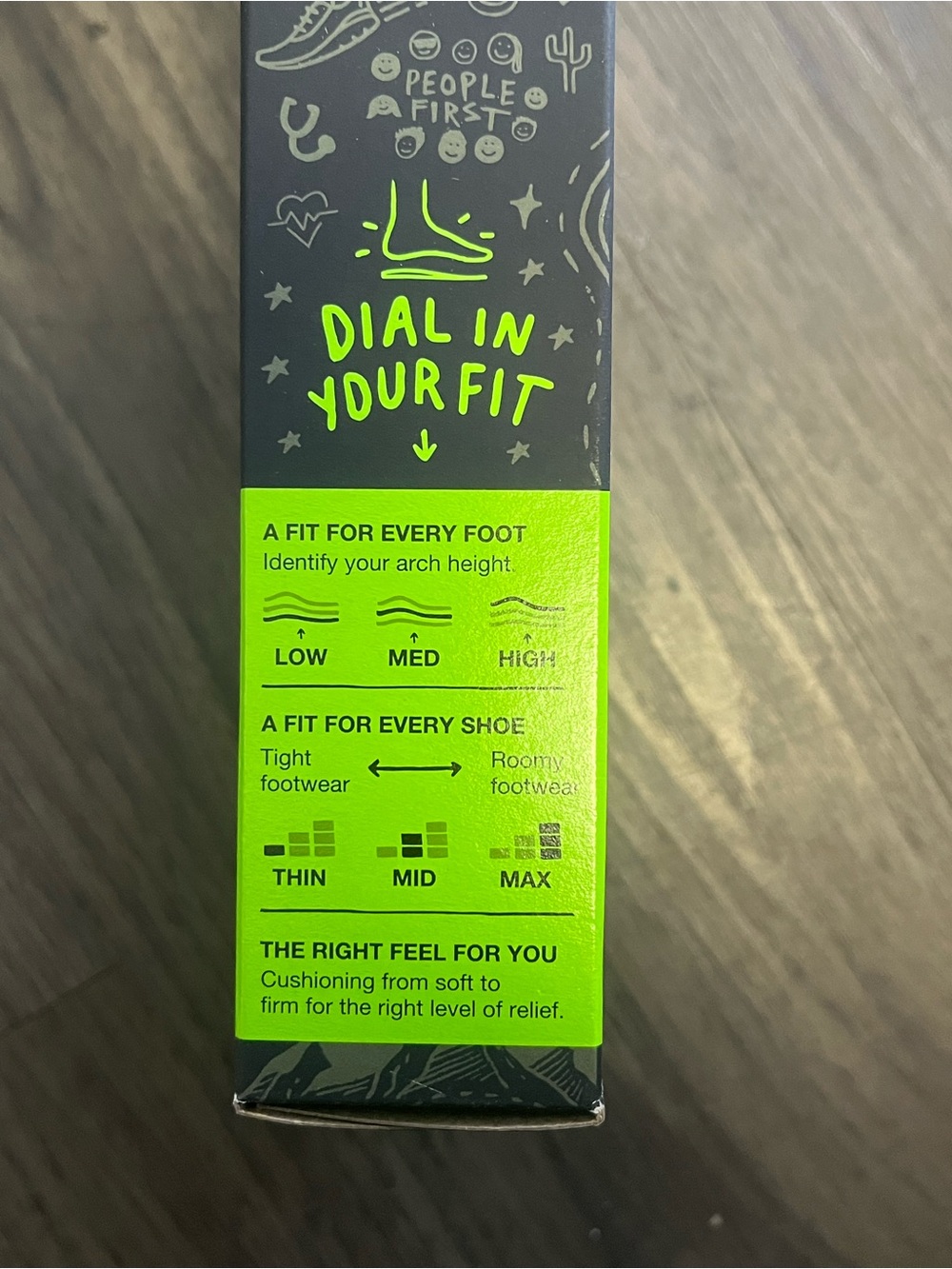 Superfeet All Purpose High Arch Support Insole - Neon Green - Picture 3 of 5